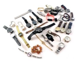 A quantity of fashion watches, to include Sekonda, Reflex, Citizen, Limit and others. (1 tray)