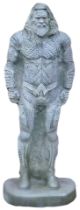 A reconstituted garden statue figure of Aqua Man, 53cm high.