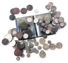 Collectors coins, to include five two pound coins with thistles, Liberty coins, pennies, halfpennies