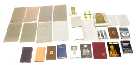 A collection of books, etc., relating to monumental brass, to include Portfolio The Monumental Brass