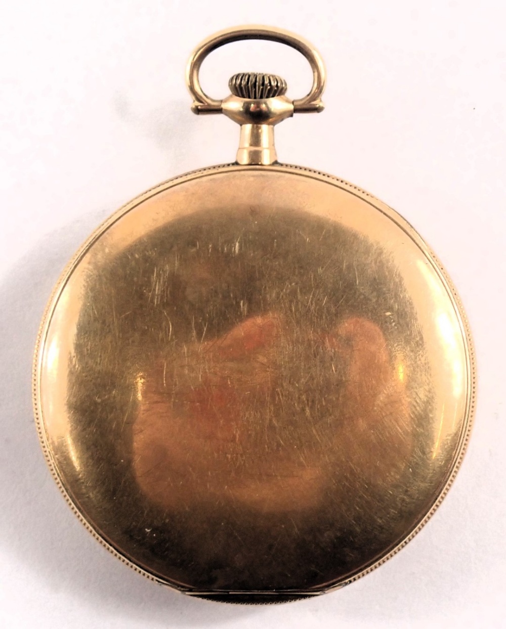 A Thomas Russell & Sons of Liverpool pocket watch, the oval white enamel face with painted numbered - Image 5 of 5