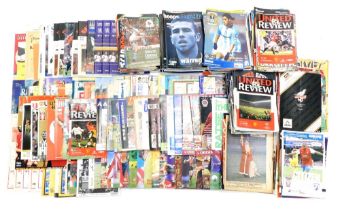 A large quantity of mainly Football League football programmes.