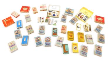 A large quantity of boxed cigarette cards, various types to include Players, etc.