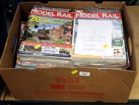 A quantity of Model Railway magazines. (1 box)