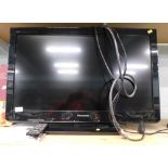 A Panasonic 31" flat screen television, with remote.