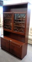 A Mackintosh mahogany display cabinet.