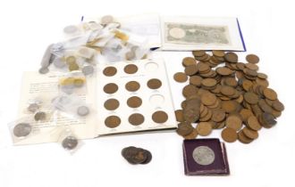 Victorian and later silver and copper coinage, including sixpences and threepenny bits, Festival of