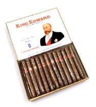 Twenty-four King Edward Invincible Deluxe cigars, boxed.