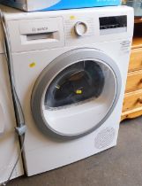 A Bosch Heat Pump Series 4 tumble dryer.