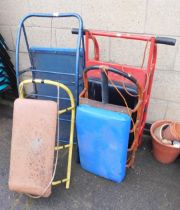 A group of automobile inspection trolleys, sledge, etc. (4)