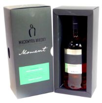 A bottle of Mackmyra Svensk Moment Single Malt Whisky, KARIBIEN, 3638/4137, boxed.