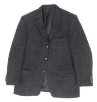 A Harris Tweed grey gentleman's blazer, underarm measurement approx 42cm.