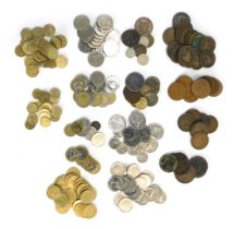 Coinage, circa 1900 onwards, and a Taunton Farthing. (a quantity)