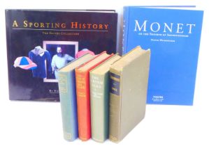 Various books, to include Wildenstein (Daniel). Monet or the Triumph of Impressionism, cloth bound h