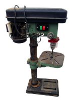 A Rexon electric column drill, serial number 203649.