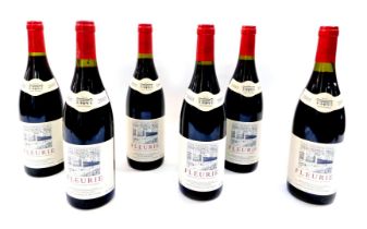 Six bottles of Les Vignes Vial Fleurie 2005.