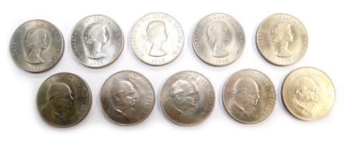 Ten 1965 Churchill crowns.