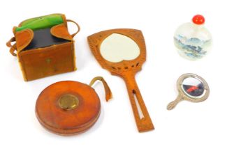 A group of collectables, to include a Kodak number 127 Brownie camera, in canvas case, a Chinese rev