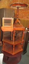 A group of furniture, to include coffee table, occasional table, stools, dresser top, etc. (a quanti