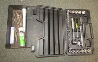 A Stanley Work Master socket set, etc.