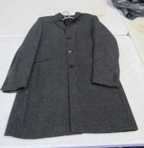 A Jack Reid gentleman's wool coat, underarm measurement 52cm.