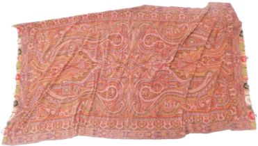 An Indian Paisley bed cover. (AF)