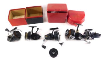 A collection of coarse fishing reels, to include The Intrepid Envoy, etc.