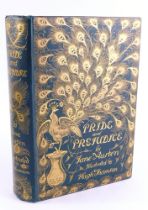 Thomson (Hugh) and Jane Austen PRIDE AND PREJUDICE, FIRST PEACOCK EDITION, publisher's blue/green cl