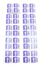 Ten books of four first class stamps.