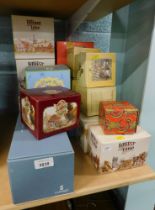 Various empty boxes of Lladro, Lilliput Lane, Brambly Hedge, etc. (a quantity)