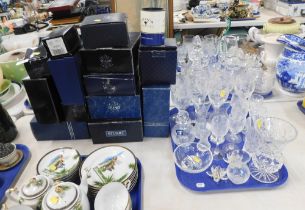 A group of Stuart crystal, to include drinking glasses, vases, dish, etc., some boxed.