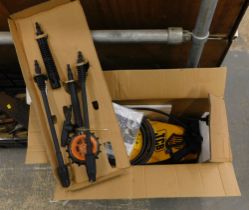 A JCB pressure washer, boxed.