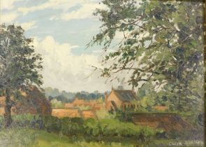 Clive Richard Brown (1901-1991). Waltham, oil on board, signed and titled verso, 24.5cm x 35cm.