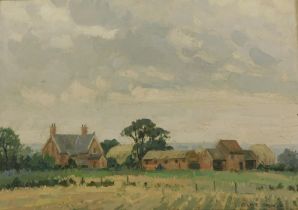 Clive Richard Brown (1901-1991). Waltham, oil on board, signed and titled verso, 24.5cm x 35cm.