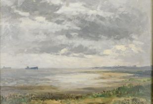 Clive Richard Brown (1901-1991). Coastal scene, oil on board, signed and titled verso, 24.5cm x 35cm