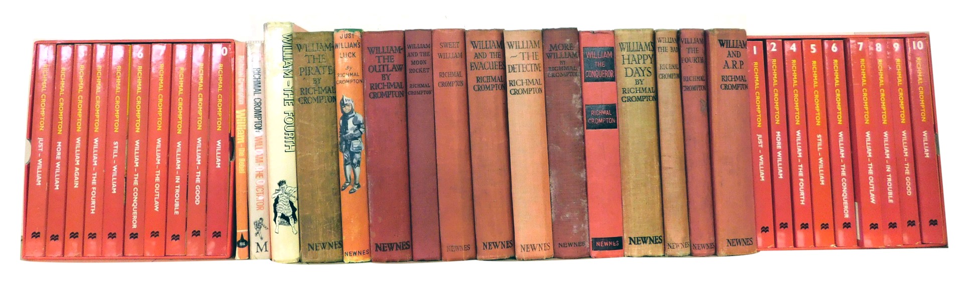 Crompton (Richmal). Just William Stories, fourteen vols, two further in paperback, and two boxed set