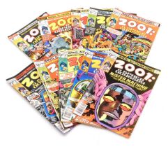 Marvel comics. Ten editions of 2001 A Space Odyssey, issues 1-10 inclusive, (Bronze Age).