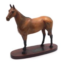 A Beswick pottery figure of Arkle, champion steeplechaser, owner Anne, Duchess of Westminster, conno