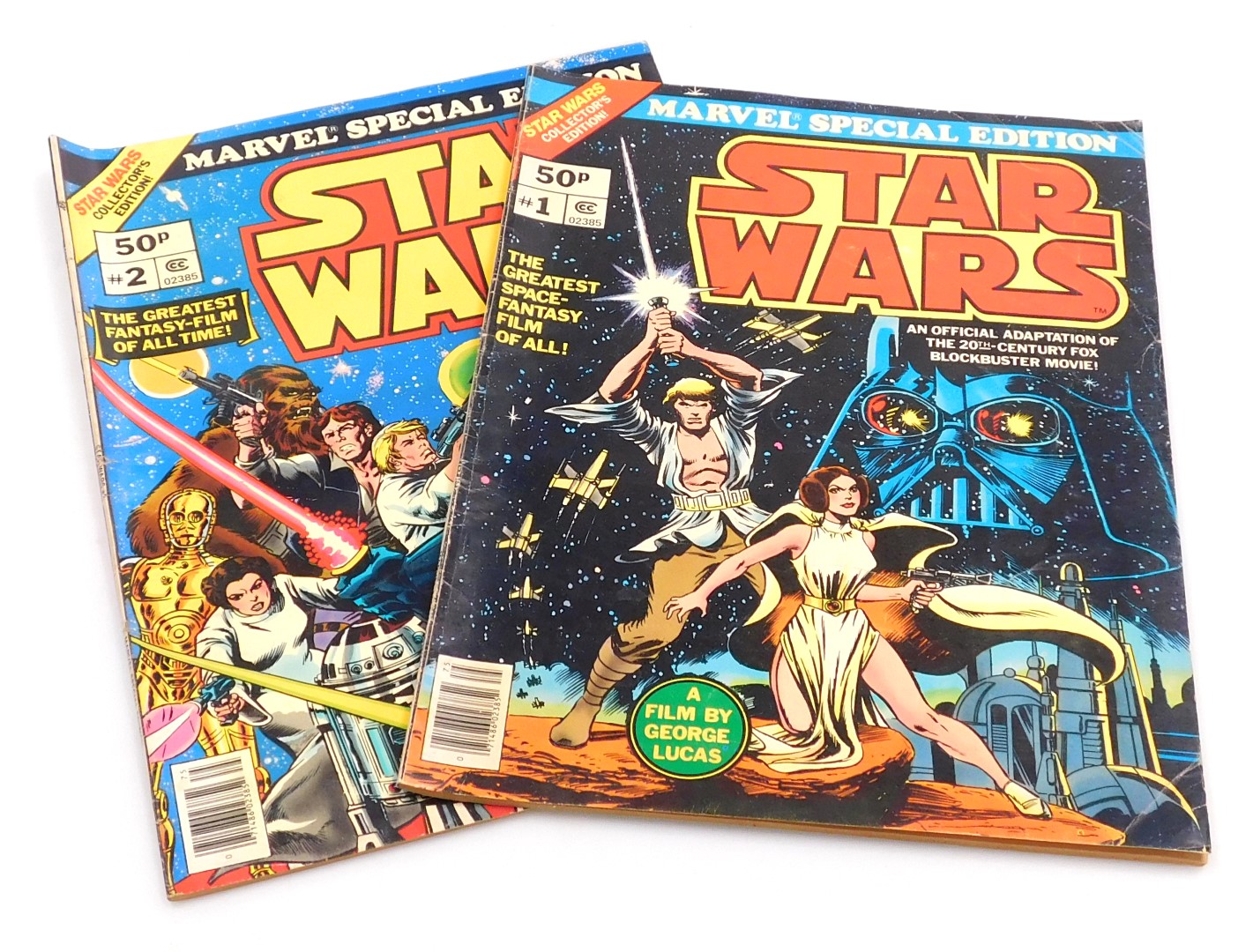 Marvel comics. Two editions of Marvel Special Edition (Star Wars), Issues 1,2. (Bronze Age).