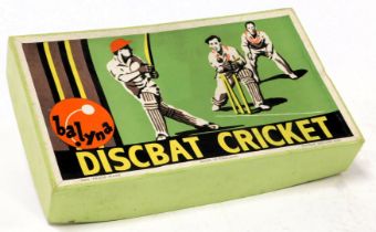 A vintage Balyna Discbat Cricket game, boxed.