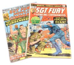 Marvel comics. Sgt, Fury and his Howling Commandos, issues 111, 132.