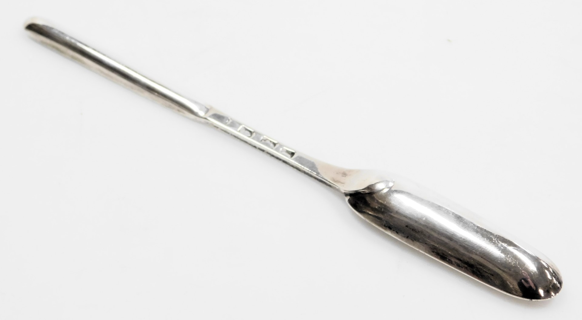 A George III silver marrow scoop, William Sumner & Richard Crossley, London, date obscure, 1.47oz. - Image 2 of 3