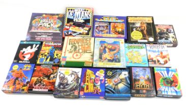 A group of ZX Spectrum games, including Turtles, Monty Python's Flying Circus, Vendetta, Time Machin