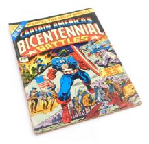 Marvel comics. An edition of Marvel Treasury special issue Captain America's Bicentennial Battles, a