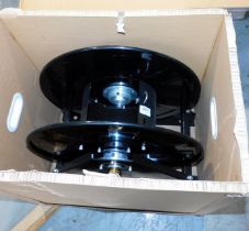 A airline reel for a compressor, boxed. This lot is located at our additional premises SALEROOM SIX,