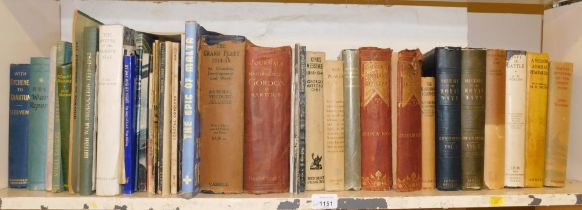 Books. Naval and military, including Sir N H Nicolas, History of The Royal Navy, 2 vols, The Journa