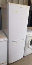 A Logic white finish fridge freezer.