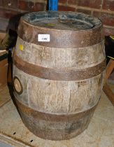 A small barrel marked Burton On Trent.