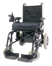 A Sunrise Medical Powertec F40 mobility chair, model number F40VR, with instruction manual and charg
