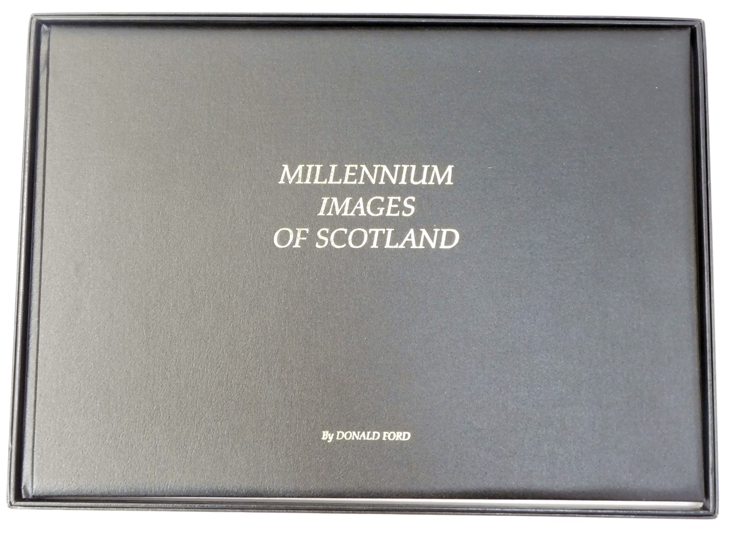 Ford (Donald). Millennium Images of Scotland, collector's book, with hand inscription to Sandy and D